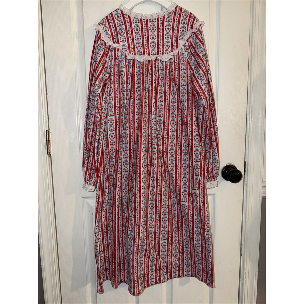 Lanz Of Salzburg Flannel Cottage Girls Night Gown Sz XL (14-16)